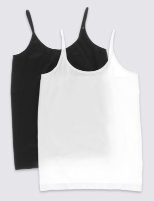 2 Pack Seamfree Camisole Vests &#40;1-16 Years&#41;